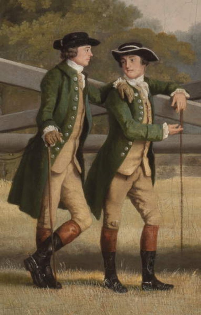 Detail of Detail from William Henry Cavendish-Bentinck, 3rd Duke of Portland and his younger brother Lord Edward, 1767-68 by George Stubbs