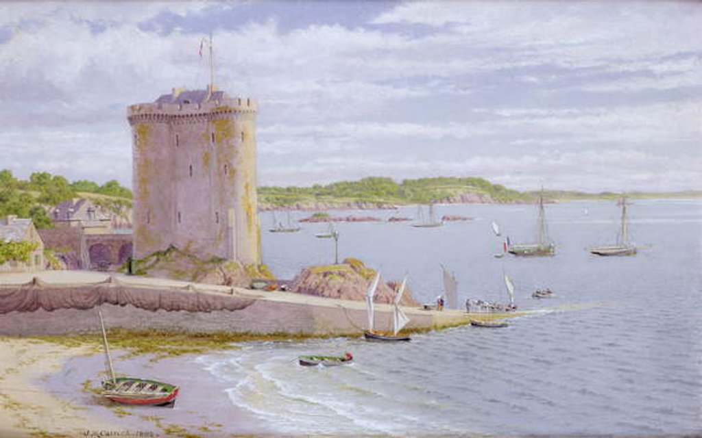 Detail of The Solidor Tower, St. Malo, 1882 by John Mulcaster Carrick