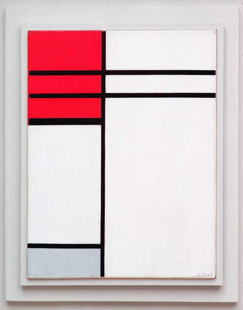 Detail of Composition in Red and White, 1936 by Piet Mondrian