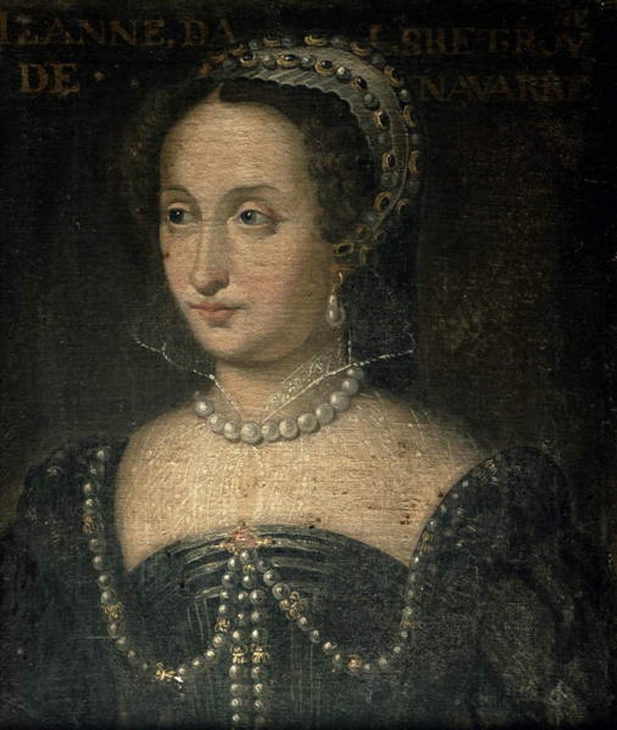 Detail of Jeanne III d'Albret by French School