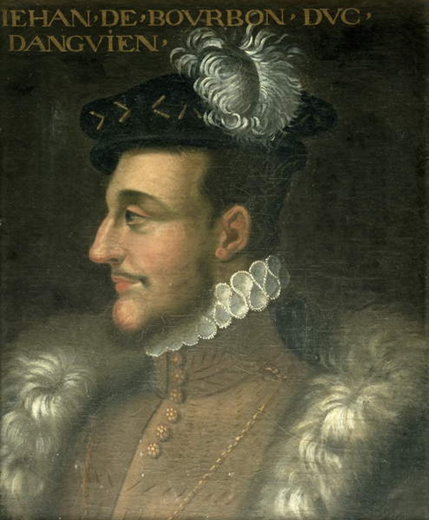 Detail of Jean de Bourbon, Duke of Anguien by French School