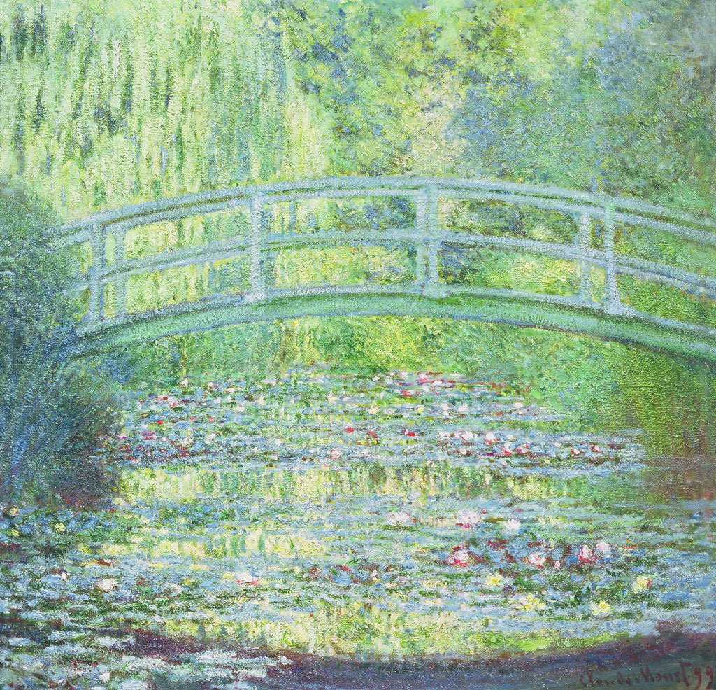 Detail of The Waterlily Pond with the Japanese Bridge, 1899 by Claude Monet