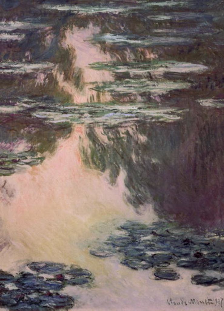 Detail of Waterlilies with Weeping Willows, 1907 by Claude Monet