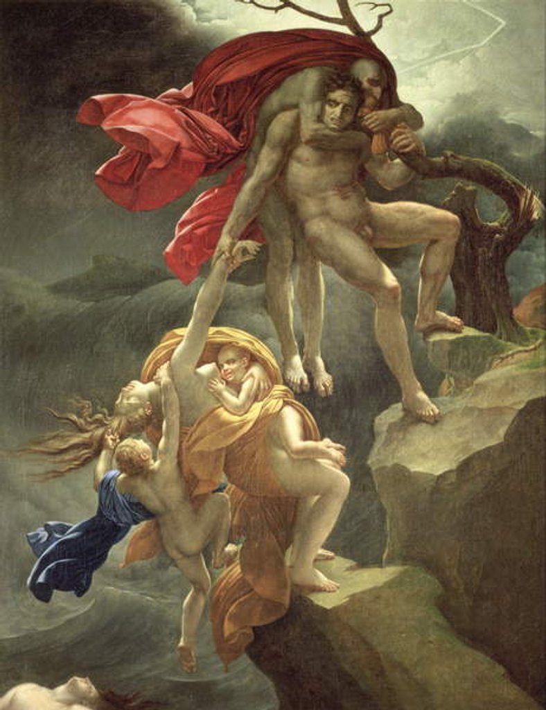 Detail of The Flood, c.1806 by Anne Louis Girodet de Roucy-Trioson
