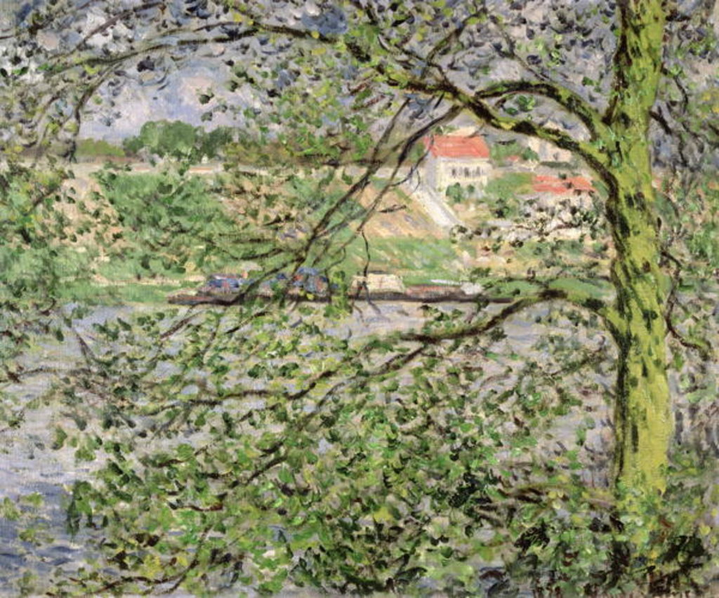 Detail of Through the Trees, 1878 by Claude Monet