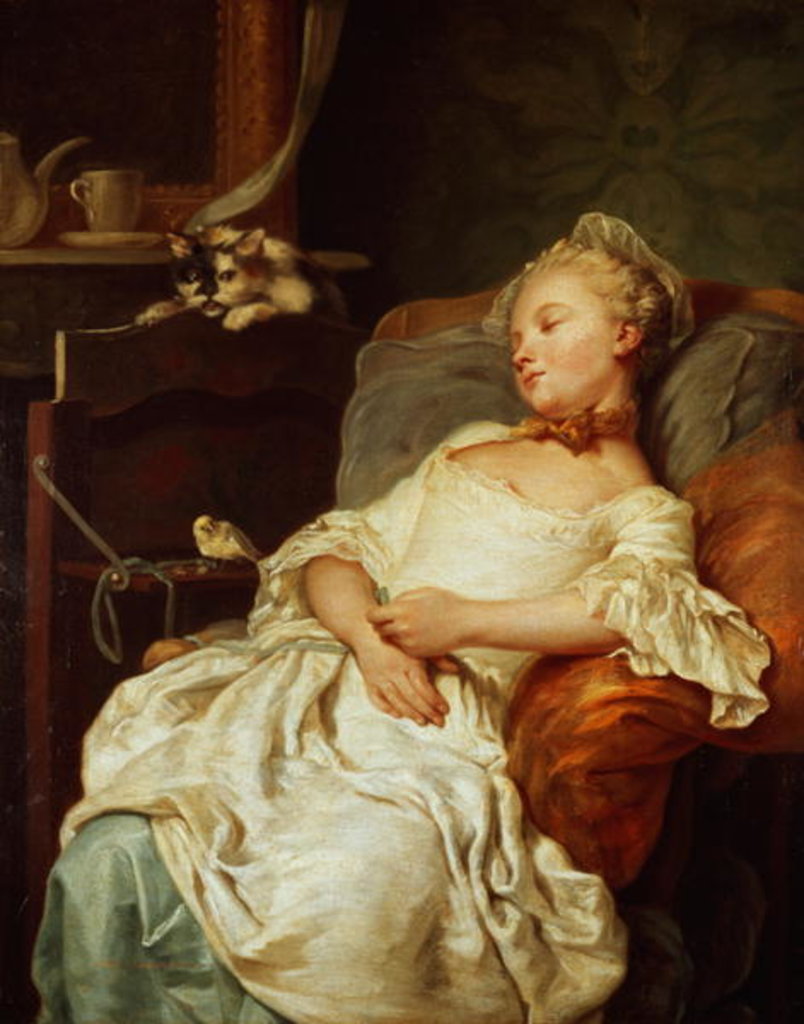 Detail of The Sleeper, 1759 by Jean Francois Colson