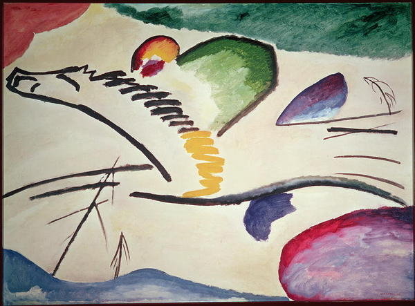 Detail of Abstract Horse, 1911 by Wassily Kandinsky
