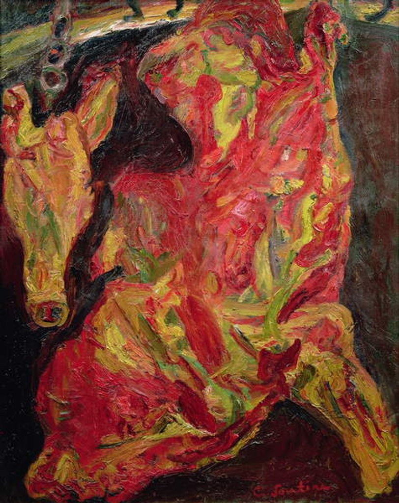 Detail of Side of Beef and Calf's Head, 1925 by Chaim Soutine