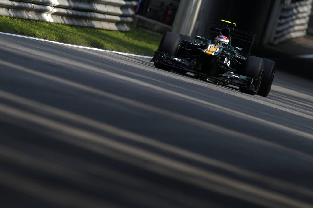 Detail of Ascari, Vitaly Petrov, Italy by Andrew Ferraro