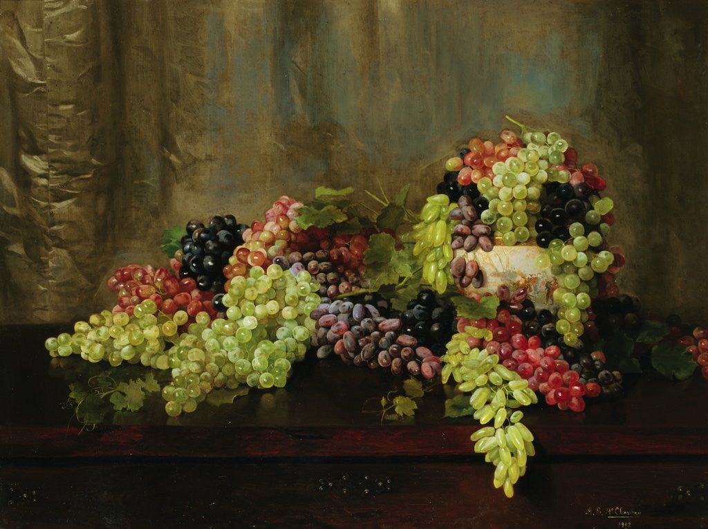 Detail of Grapes by Alberta Binford McCloskey