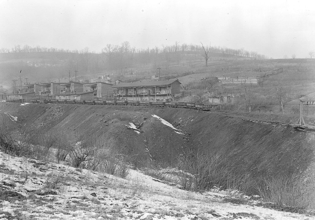 Detail of Scott's Run, West Virginia. Chaplin Hill by Lewis Hine