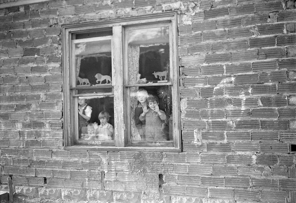 Detail of Scott's Run, West Virginia. This building is a part of the abandoned mine buildings of the stranded camp of Jere by Lewis Hine