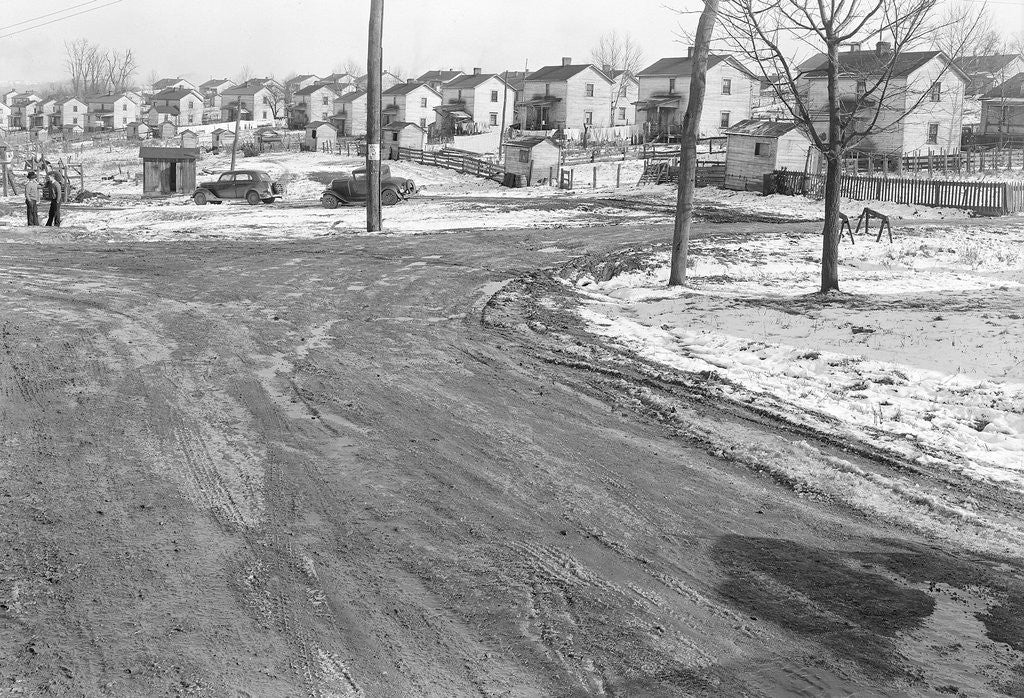 Detail of Scott's Run, West Virginia. Bertha Hill Camp by Lewis Hine