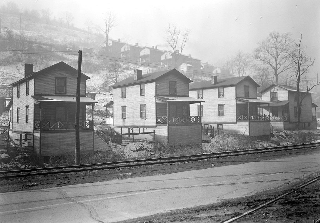 Detail of Scott's Run, West Virginia. Pursglove Mines Nos. 4 and 5 by Lewis Hine