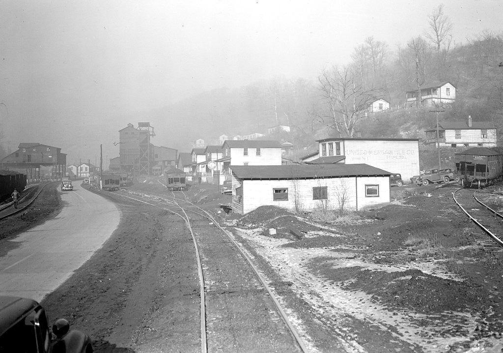 Detail of Scott's Run, West Virginia. Pursglove Mines Nos. 3 and 4 by Lewis Hine