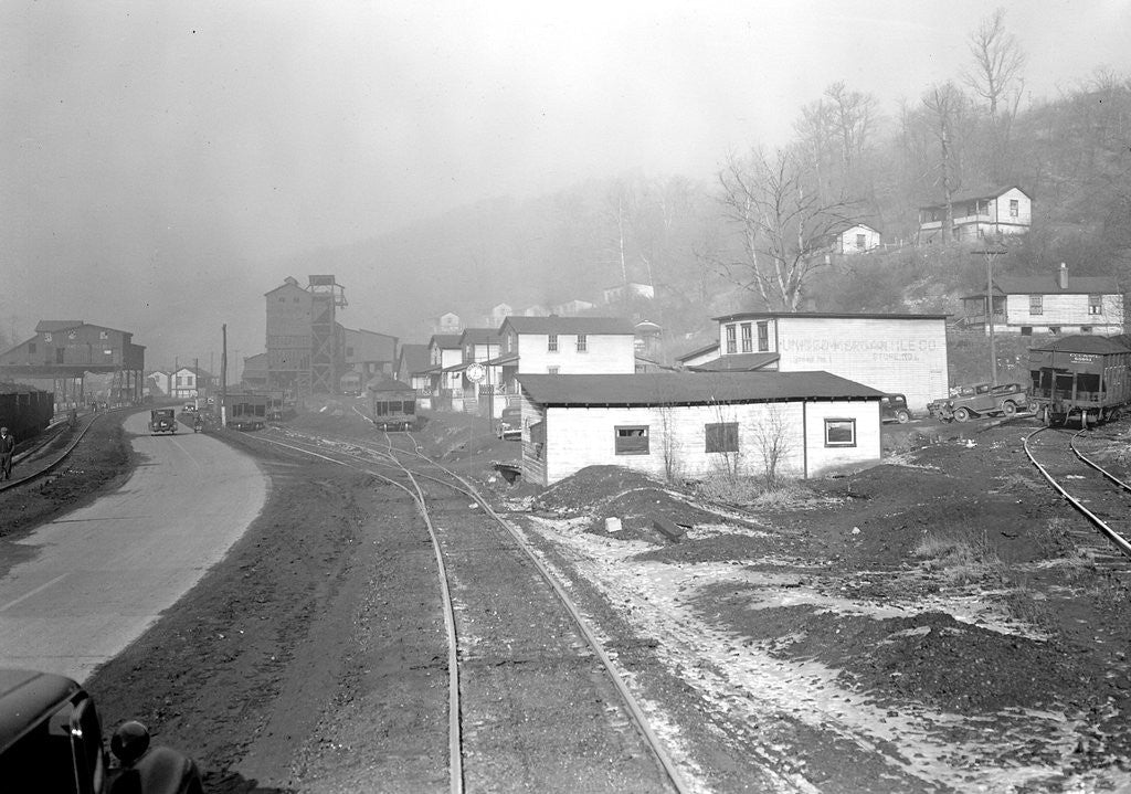 Detail of Scott's Run, West Virginia. Pursglove Mines Nos. 3 and 4 by Lewis Hine