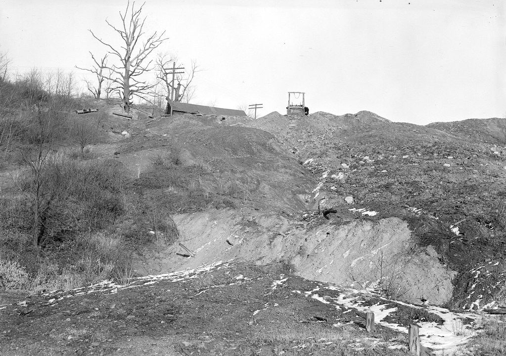 Detail of Scott's Run, West Virginia. Worked out coal mine near Pursglove mine No. 4 camp by Lewis Hine