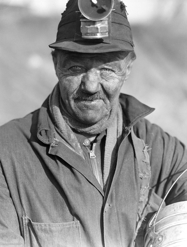 Detail of Scott's Run, West Virginia. Unemployed miner., March 1937 by Lewis Hine