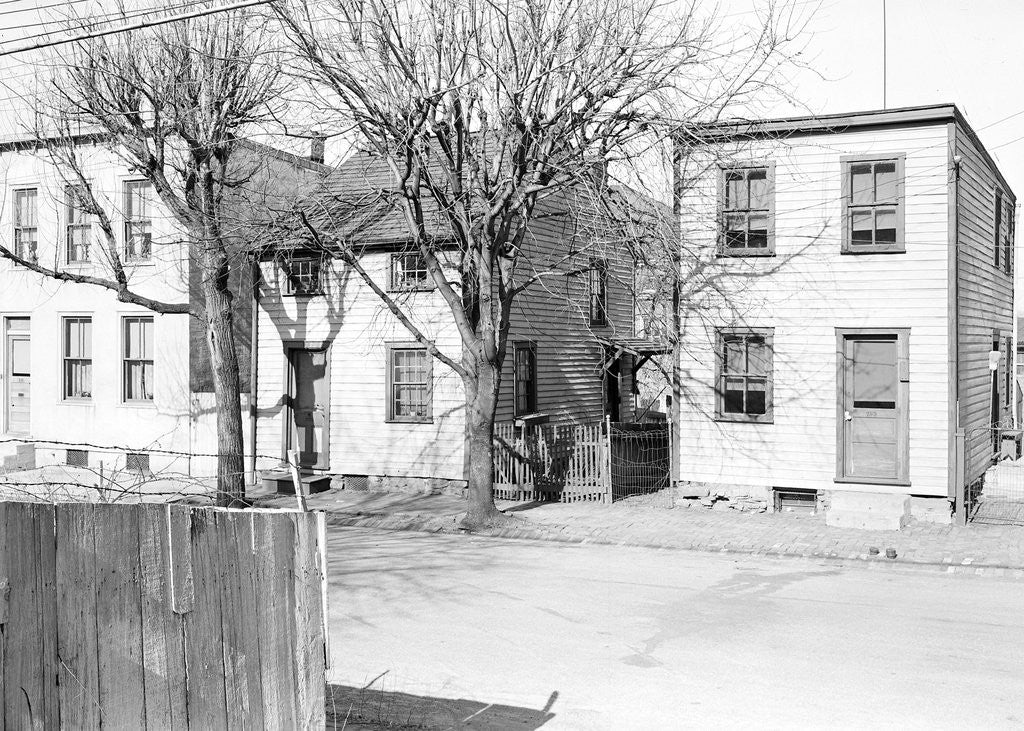 Detail of Lancaster, Pennsylvania - Housing. Low-priced houses - silk and linoleum workers by Lewis Hine