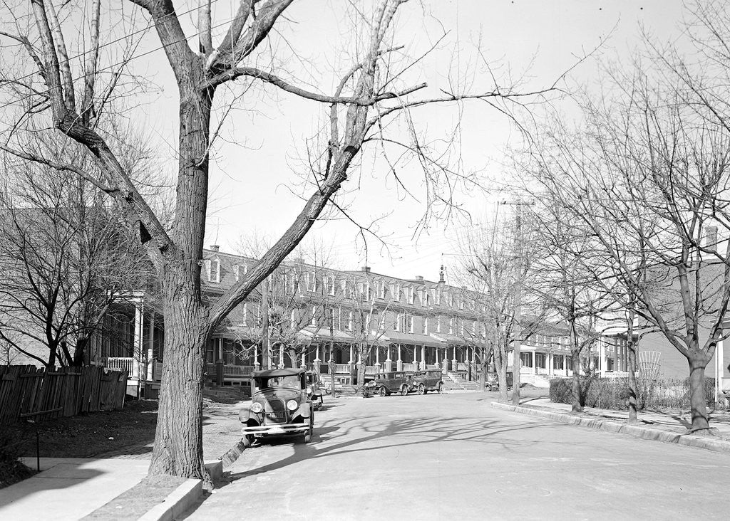 Detail of Lancaster, Pennsylvania - Housing. Silk, linoluem and closure workers' homes, rental $20.00 to $22.00 per month, 1936 by Lewis Hine