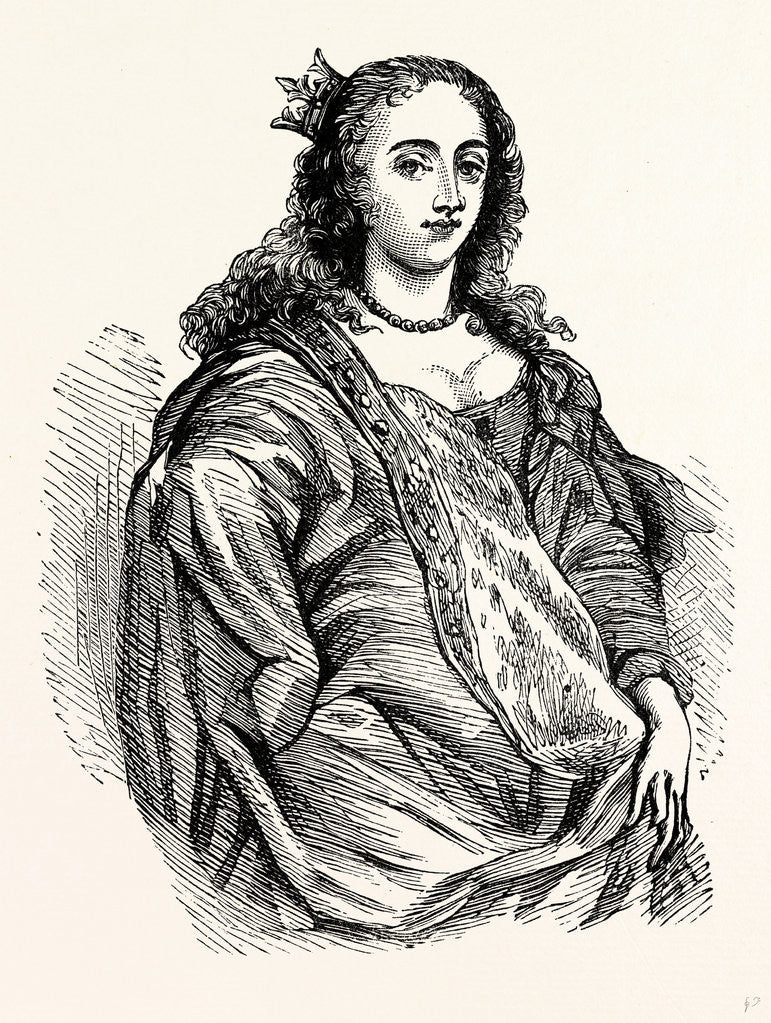 Detail of Margaret (Lucas), Duchess of Newcastle by Anonymous