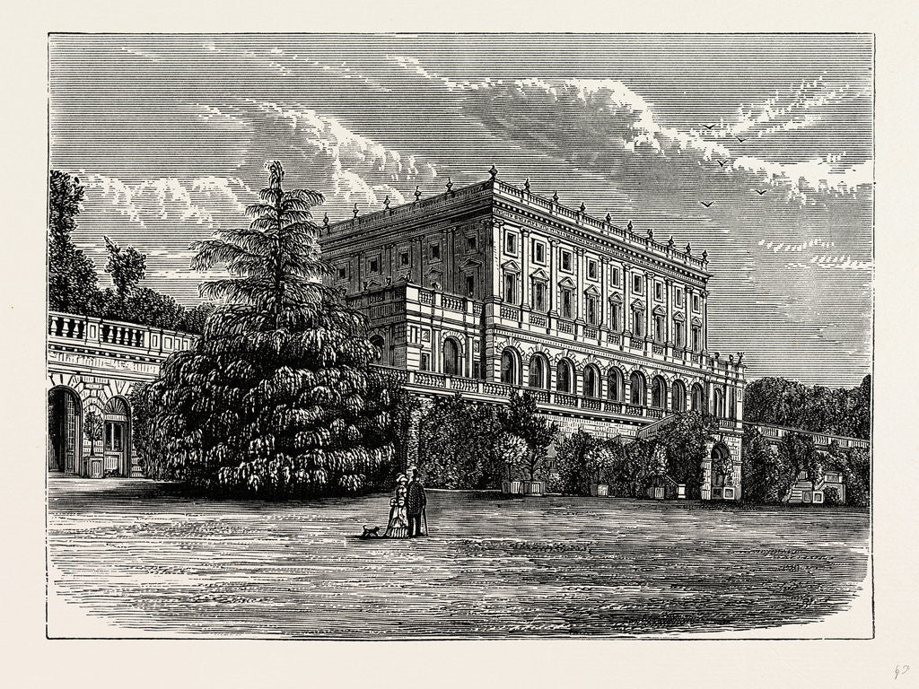 Detail of The Principal Front of Cliefden by Anonymous