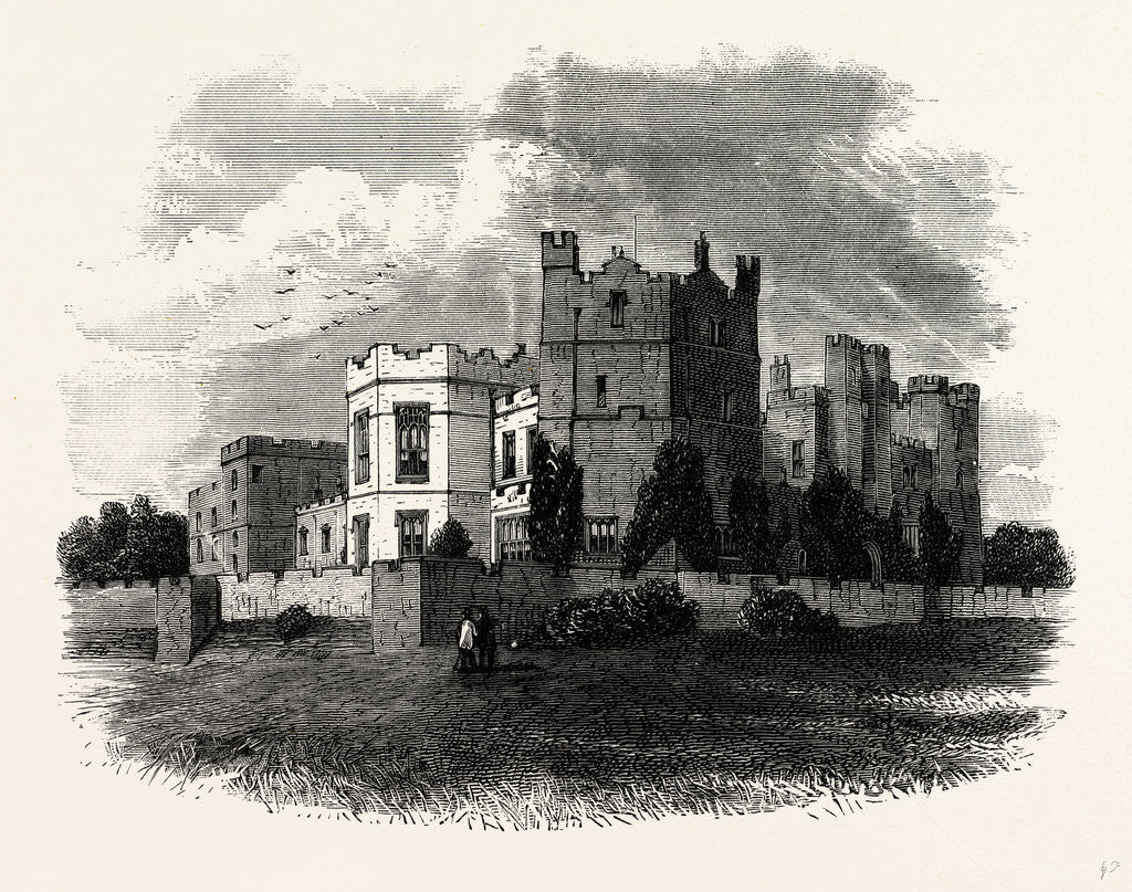 Detail of South and East Sides of Raby Castle by Anonymous