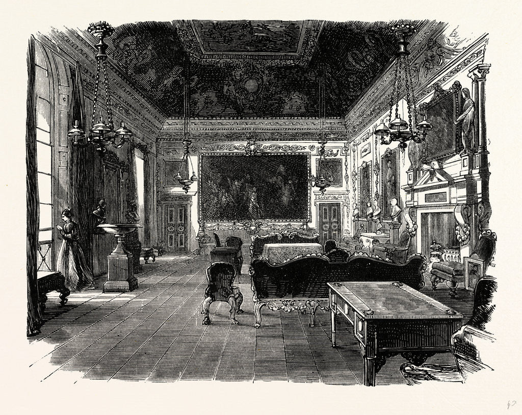 Detail of The Drawing room, Wilton House by Anonymous