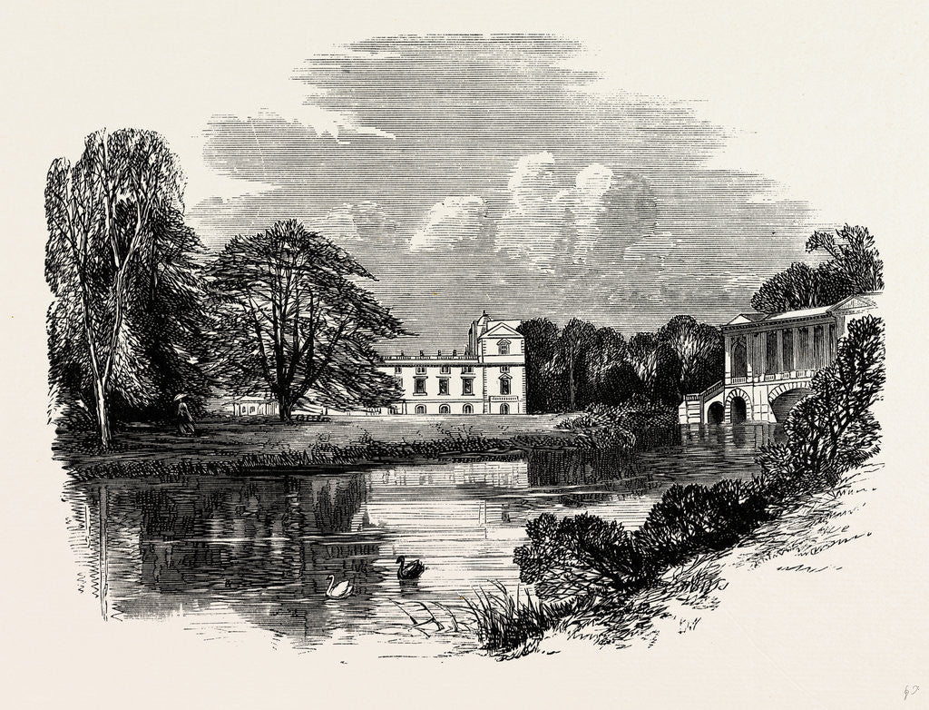 Detail of Wilton House from the River by Anonymous