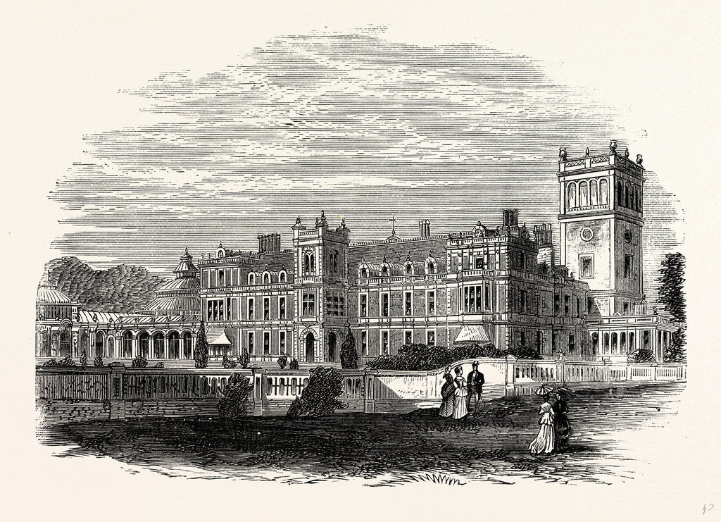 Detail of North-east View, Somerleyton by Anonymous