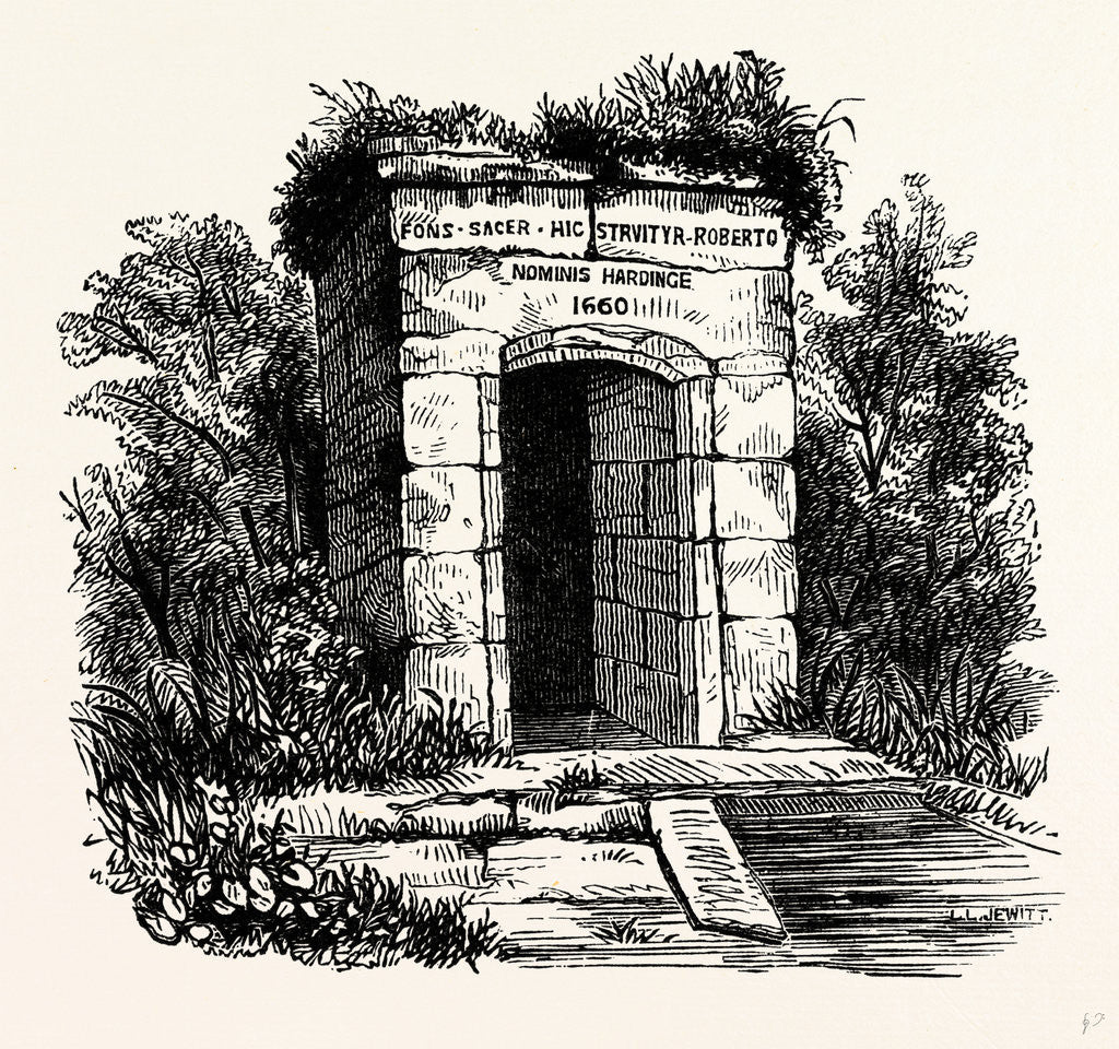 Detail of Holy Well, King's Newton by Anonymous