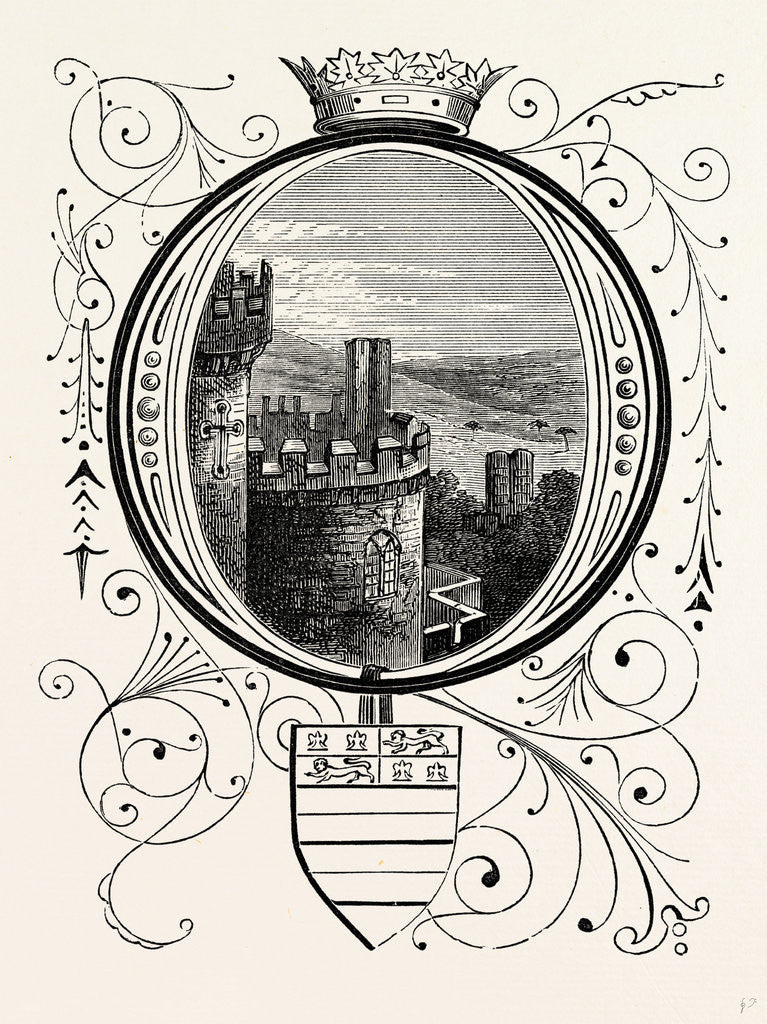 Detail of View from one of the Towers, Belvoir Castle by Anonymous