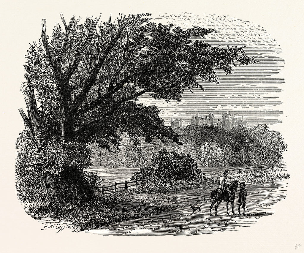 Detail of Belvoir Castle from the Grantham Road by Anonymous