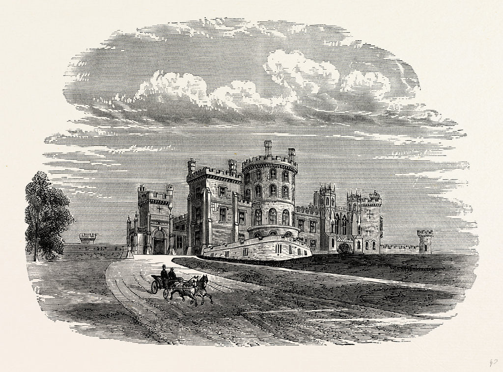 Detail of Belvoir Castle from the North-west by Anonymous