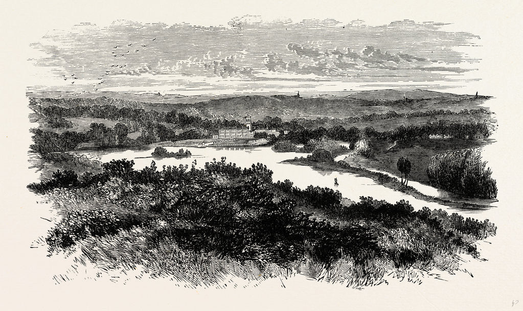 Detail of Trentham, from Monument Hill, Tittensor by Anonymous
