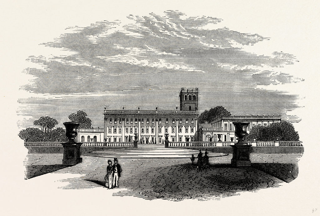 Detail of The South Front, from the Italian Gardens, Trentham by Anonymous