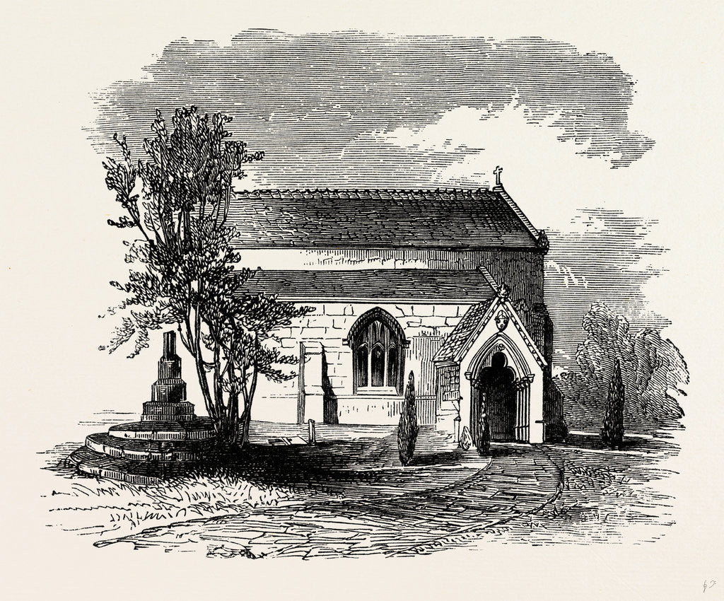 Detail of Trentham Church by Anonymous