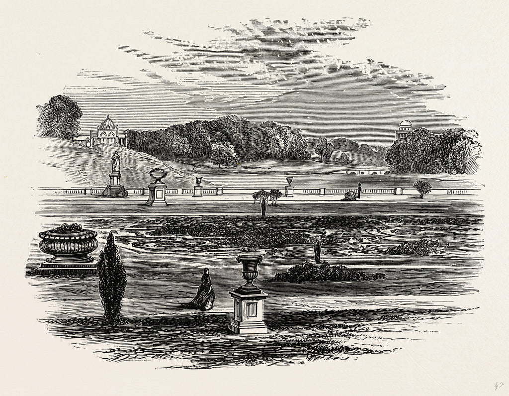 Detail of The Garden, Castle Howard by Anonymous