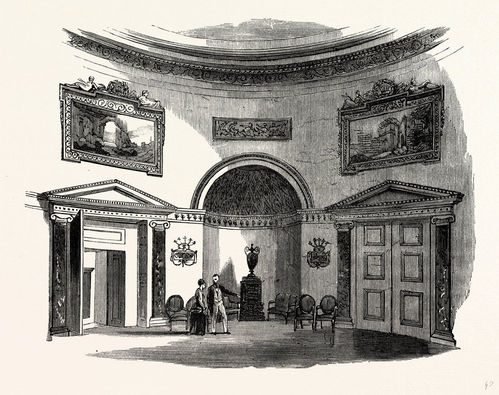 Detail of The Saloon, Kedleston Hall by Anonymous