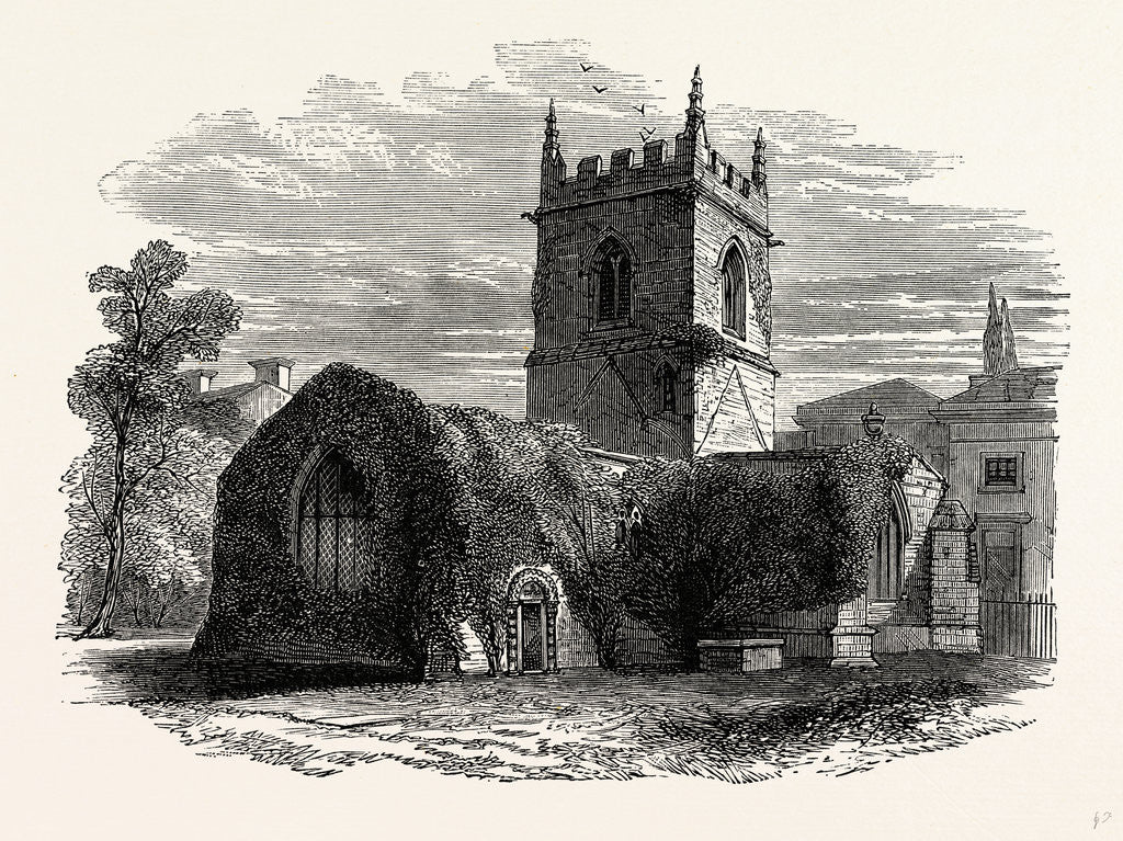 Detail of Kedleston Church, from the West by Anonymous