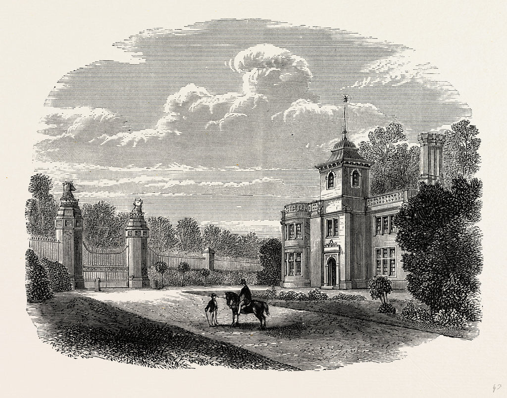 Detail of The Lodge, Audley End by Anonymous
