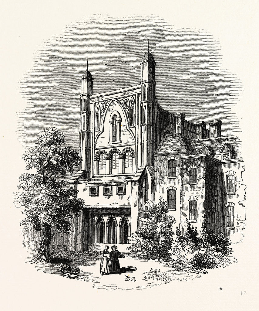 Detail of St. Stephen's Chapel, Thames, London by Anonymous