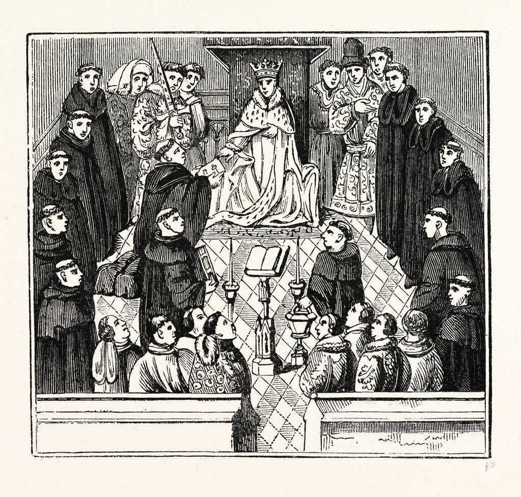 Detail of Parliament Fifteenth Century, London by Anonymous