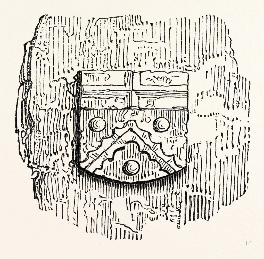 Detail of Arms St. John's Priory Sir J. Dockwra, St. John's Gate, London by Anonymous
