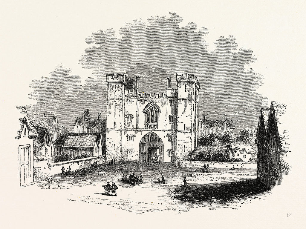 Detail of St. John's Gate Hollar, London by Anonymous