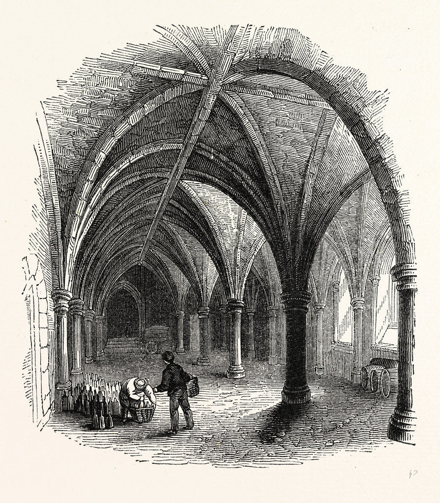 Detail of Vault Gerard's Hall, London by Anonymous