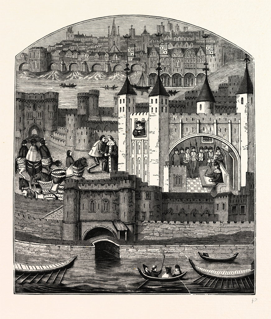 Detail of Tower Fifteenth Century, London by Anonymous