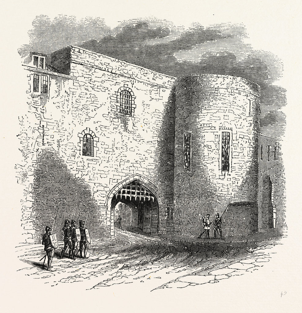 Detail of Bloody Tower, London by Anonymous
