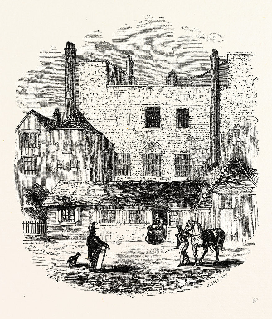 Detail of Exterior Beauchamp Tower from the Parade, c 1845, London by Anonymous
