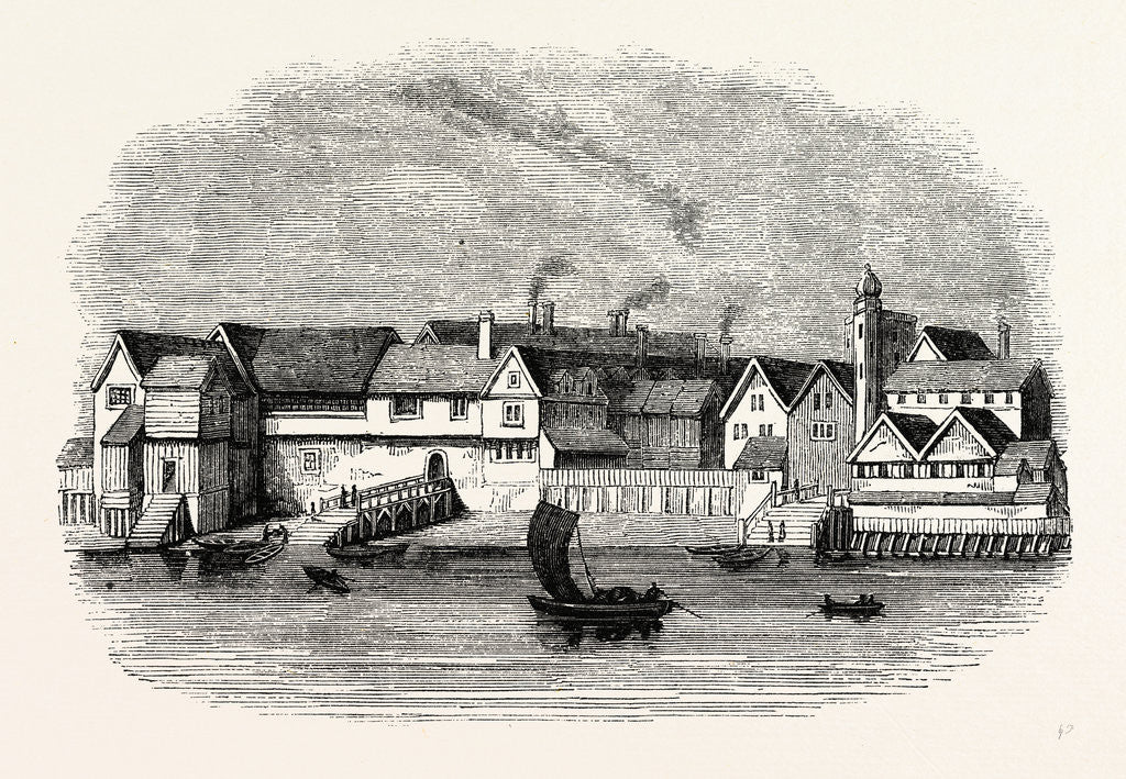 Detail of Wharf German Merchants Steel-yard Thames Street by Anonymous